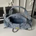 Chanel Women's Denim Handbag - Quilted Design, Blue Denim Fabric, Gold-Tone CC Logo & Chain Strap, Stylish Top-Handle Bag for Luxury Fashion #B56720