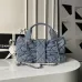 Chanel Women's Denim Handbag - Quilted Design, Blue Denim Fabric, Gold-Tone CC Logo & Chain Strap, Stylish Top-Handle Bag for Luxury Fashion #B56720