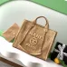 Chanel Woven Tote: Textured Raffia, Signature Logo & Chain, Embracing Summer Elegance size38 #B54154