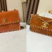 New CHANEL Vintage Resin Leather Chain Bag with Large Logo bag two size #B60912