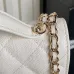 Wallet on chain - Shiny grained calfskin & silver-tone metal #B48992