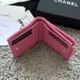 CHANEL Bi-fold Zip Wallet Card Holder #A69798