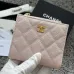 CHANEL Bi-fold Zip Wallet Card Holder #A69798