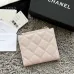 CHANEL Bi-fold Zip Wallet Card Holder #A69798