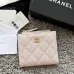 CHANEL Bi-fold Zip Wallet Card Holder #A69798