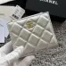 CHANEL Bi-fold Zip Wallet Card Holder #A69798