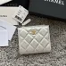 CHANEL Bi-fold Zip Wallet Card Holder #A69798