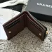 CHANEL Bi-fold Zip Wallet Card Holder #A69798