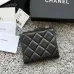 CHANEL Bi-fold Zip Wallet Card Holder #A69798