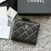 CHANEL Bi-fold Zip Wallet Card Holder #A69798
