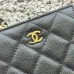 CHANEL Bi-fold Zip Wallet Card Holder #A69798
