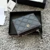 CHANEL Bi-fold Zip Wallet Card Holder #A69798