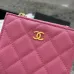 CHANEL Bi-fold Zip Wallet Card Holder #A69798