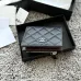 CHANEL Bi-fold Zip Wallet Card Holder #A69798