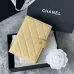 CHANEL Grained Calfskin Quilted passport Holder Wallet #B50601