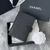 CHANEL Grained Calfskin Quilted passport Holder Wallet #B50601