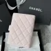 CHANEL Grained Calfskin Quilted passport Holder Wallet #B50601