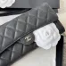 Chanel A80758 Classic Wallet on Chain Caviar Leather Gold Hardware WOC, 19cm #A67473
