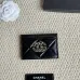 Chanel card holder with chain detail. #B45527