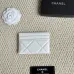 Chanel card holder with chain detail. #B45527