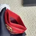 Chanel card holder with chain detail. #B45527