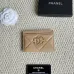 Chanel card holder with chain detail. #B45527