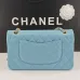 CHANEL 18C Iridescent Tiffany Blue Caviar Medium #B50600