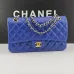 CHANEL 18C Iridescent Tiffany Blue Caviar Medium #B50600
