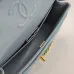 CHANEL 18C Iridescent Tiffany Blue Caviar Medium #B50600