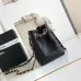 CHANEL Caviar Quilted Mini Bucket Bag Black #B49661