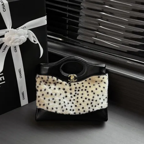 Chanel 31 Bag Leopard Print Calfskin Tote Handbag AS6361 22‑32‑6.5 #A68075