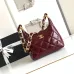Chanel 4922 Quilted Mini Hobo Bag in Crinkled Lambskin Size 22.5x19.5x8.5CM #B62908