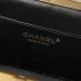 Chanel AS5912 Lambskin Pearl Trim Evening Bag 10×20×7cm #B65000