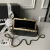 Chanel AS5912 Lambskin Pearl Trim Evening Bag 10×20×7cm #B65000