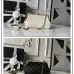 Chanel AS5912 Lambskin Pearl Trim Evening Bag 10×20×7cm #B65000