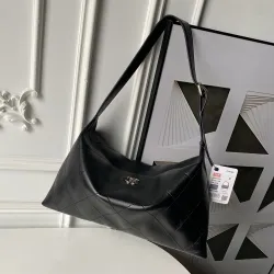 Chanel AS6139 Lambskin Hobo Shoulder Bag 32x24x12cm #B64998