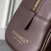 Chanel Boston Bowling Bag Calfskin Large Shoulder Handbag AS6580 17‑29‑10 #A68081