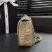 Chanel Coco Beach Woven Flap Chain Shoulder Bag AS6088 16‑25.5‑7 #A68078