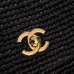 Chanel Coco Beach Woven Flap Chain Shoulder Bag AS6088 16‑25.5‑7 #A68078