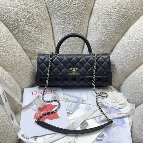 Chanel Coco Handle Caviar Leather Shoulder Bag 32cm #B64997