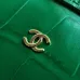 Chanel Croc‑Embossed Boston Tube Bowling Chain Crossbody AP5480 12‑19‑9 #A68085