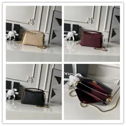 Chanel Lambskin Hobo Chain Bag AS6255 16×23×7cm #B67252