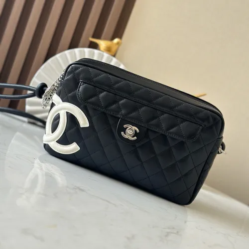 Chanel Ligne Cambon Camera Bag - Black Shoulder Bags #B49667
