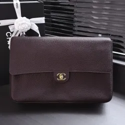 Chanel Maxi Flap Caviar Leather Shoulder Handbag AS6233 26‑38.5‑11 #A68076
