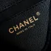 Chanel Mini Round Messenger Flap Bag White Caviar Antique Gold Hardware #B49057
