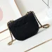 Chanel Mini Round Messenger Flap Bag White Caviar Antique Gold Hardware #B49057