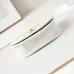 Chanel Mini Round Messenger Flap Bag White Caviar Antique Gold Hardware #B49057