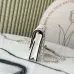 Chanel Mini flap bag, Lambskin & gold-tone metal, white & black  #B49255