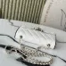 Chanel Mini flap bag, Lambskin & gold-tone metal, white & black  #B49255