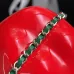 Chanel Red Apple Chain Clutch AS6436 16×10×10cm #B67242